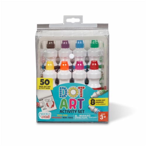 Buffalo Games Chuckle & Roar Dot Art Activity Set Perspective: front