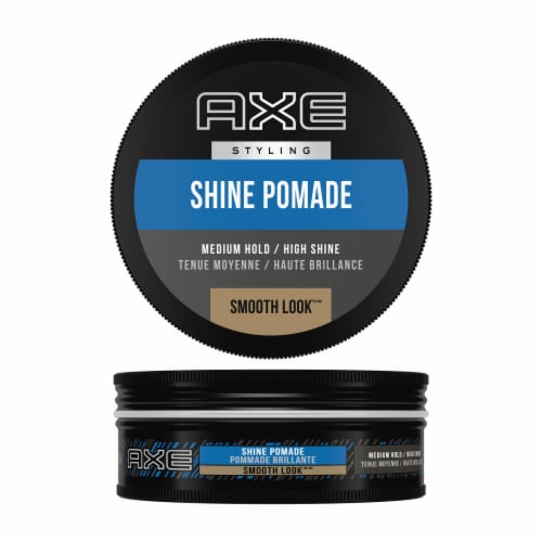 AXE Men Smooth Look Shine Hair Pomade Perspective: front