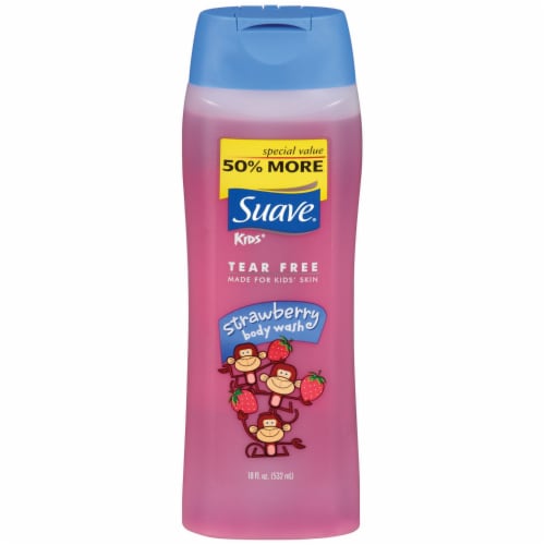Suave Kids Tear Free Strawberry Body Wash Perspective: front