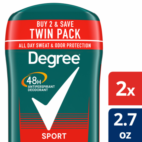 Degree Men Original Protection Sport Antiperspirant Deodorant Perspective: front