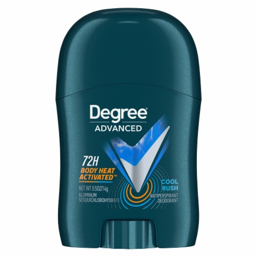 Degree Men Advanced Cool Rush Antiperspirant Deodorant, Travel Size Perspective: front
