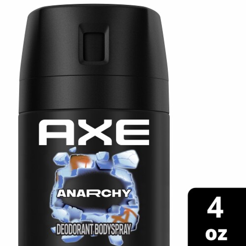 Axe Men's Body Spray Deodorant Anarchy Dark Pomegranate & Sandalwood Aluminum Free Perspective: front