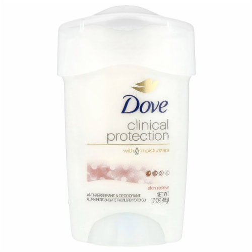 Dove Clinical Protection Prescription Strength Anti-Perspirant Deodorant Skin Renew - Perspective: front