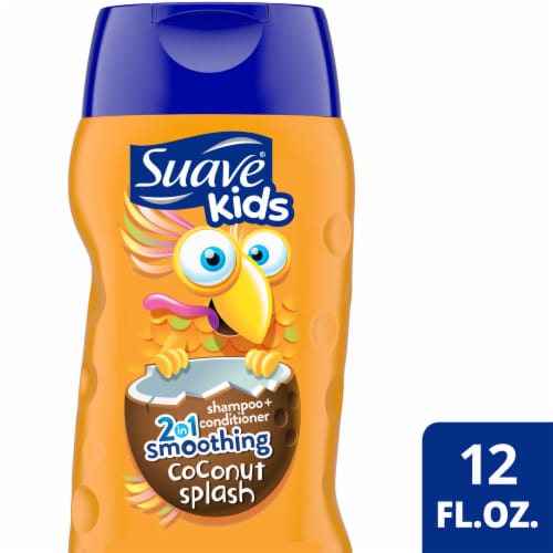 Suave® Kids Smoothing Coconut Splash 2 In 1 Shampoo Perspective: front