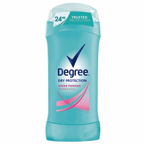 Degree Sheer Powder Invisible Solid Body Responsive Deodorant Powder 2.6 oz, 2.6 oz Mariano's