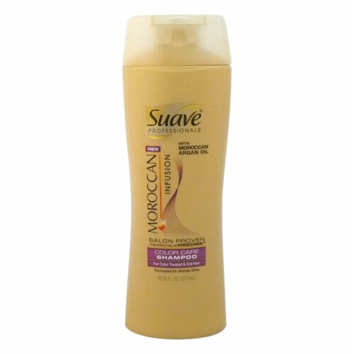 Suave Professionals Moroccan Infusion Color Care Shampoo for Color-Treated Hair Perspective: front