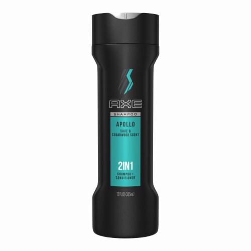 Axe Apollo Sage & Cedarwood 2 in 1 Shampoo and Conditioner Perspective: front