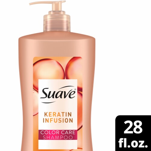 Suave Professionals Keratin Infusion Color Care Shampoo Perspective: front
