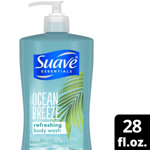 Suave® Essentials Ocean Breeze Body Wash Perspective: front