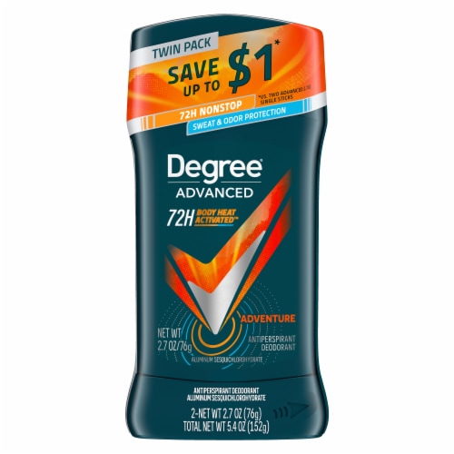 Degree Men Adventure Antiperspirant Deodorant Perspective: front