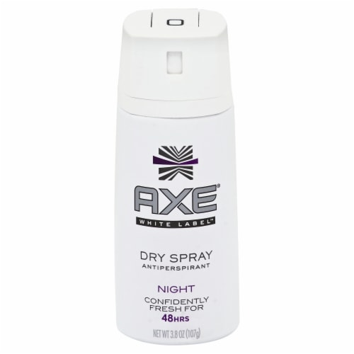 garage zand Lauw Axe White Label Night Dry Spray Antiperspirant, 3.8 oz - Foods Co.