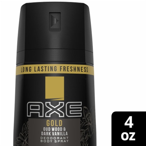 Axe Gold Oud Wood and DarkVanila Deodorant Body Spray 4 oz