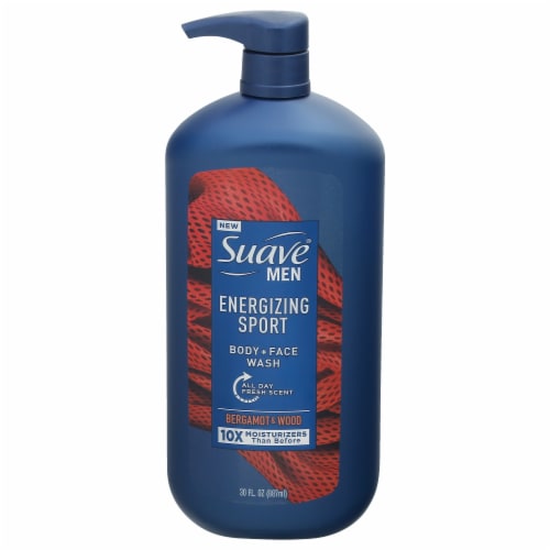 Suave® Energizing Sport Body + Face Wash Perspective: front