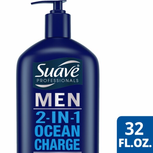 City Market Suave Professionals Men 2 In 1 Ocean Charge Shampoo Conditioner 32 Fl Oz
