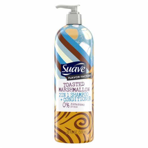 Suave Flavor Factory Toasted Marshmallow 2IN1 Shampoo + Conditioner Perspective: front
