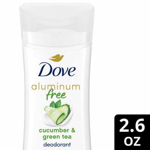 Dove 0% Aluminum Women's Antiperspirant Deodorant Stick Cucumber and Green Tea Aluminium-Free Perspective: front