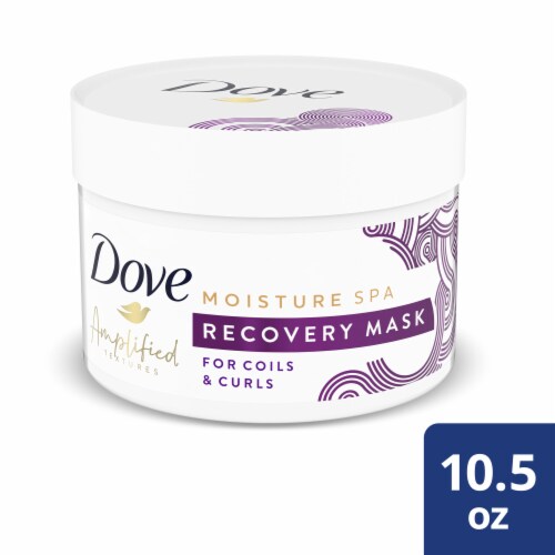 Dove Amplified Textures with Honey Moisture Spa Recovery Hair Mask Perspective: front