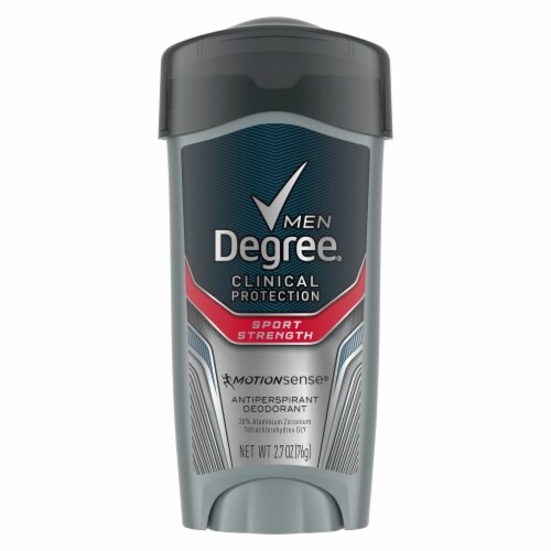 Degree Men Sport Strength Clinical Protection Antiperspirant Deodorant Stick Perspective: front