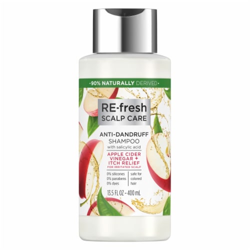 RE-fresh Silicone-Free Apple Cider Vinegar Anti-Dandruff Shampoo Treatment,   fl oz - Fry's Food Stores