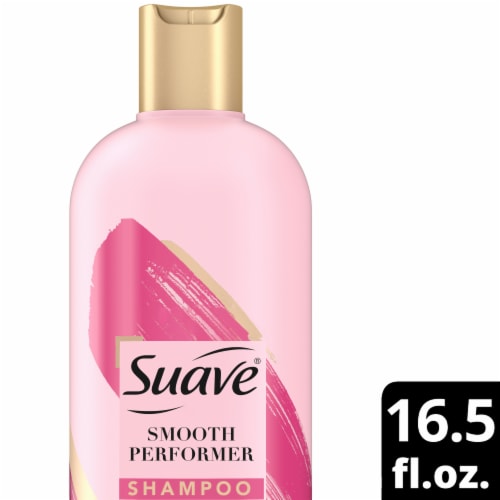 Suave Pink Smooth Performer Smoothing Shampoo Perspective: front