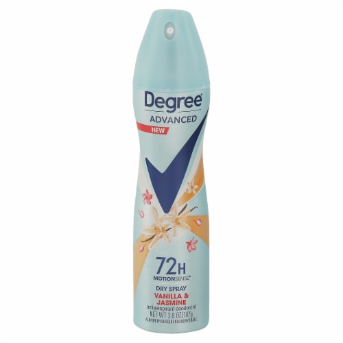 Degree® Vanilla & Jasmine Dry Spray Deodorant Perspective: front