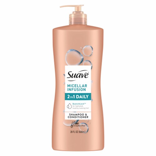 Suave® Shampoo 2n1 Micellar Infusion Perspective: front