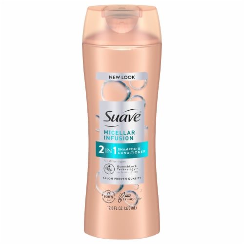 Suave® Micellar Infusion 2-in-1 Shampoo & Conditioner Perspective: front