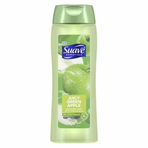 Suave Juicy Green Apple Body Wash Perspective: front