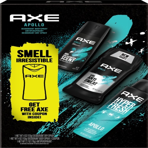 Axe Polo Antiperspirant Deodorant Body Spray Kit, 3 pc Fry’s Food Stores