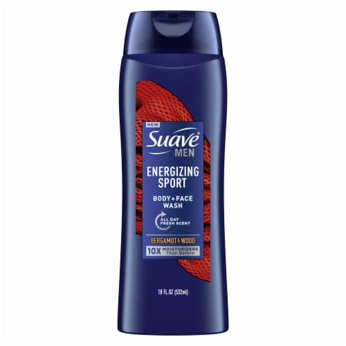 Suave® Energizing Sport Body + Face Wash Perspective: front