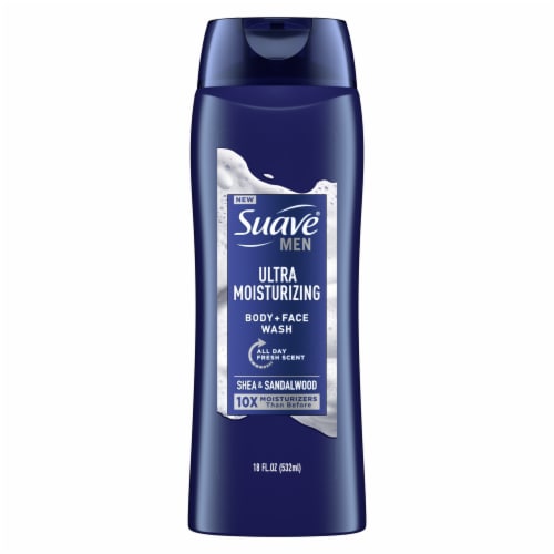 Suave® Men Ultra Moisturizing Body + Face Wash Perspective: front