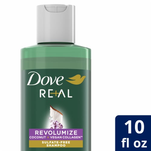 Dove RE+AL Bio-Mimetic Care Revolumize Shampoo Perspective: front