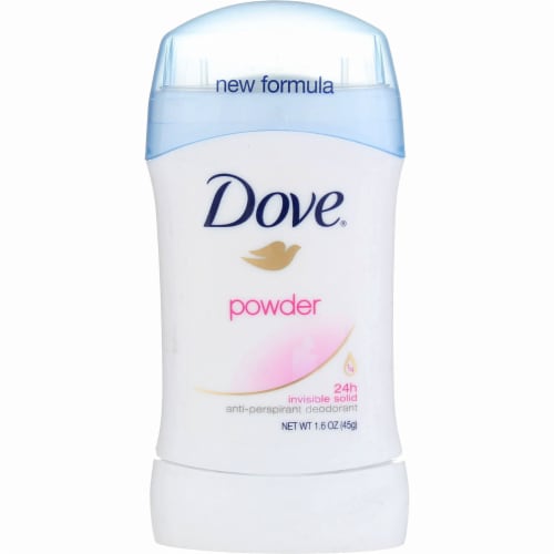 Dove Invisible Solid Anti-Perspirant Deodorant, Powder, 1.6 oz Perspective: front