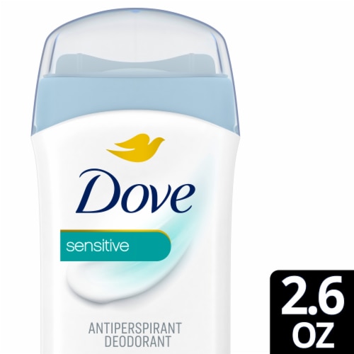 Dove Women Invisible Solid Sensitive Skin Antiperspirant Deodorant Stick Perspective: front