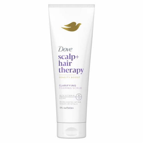 Dove Scalp + Hair Therapy Clarifying Foaming Scalp Scrub Perspective: front