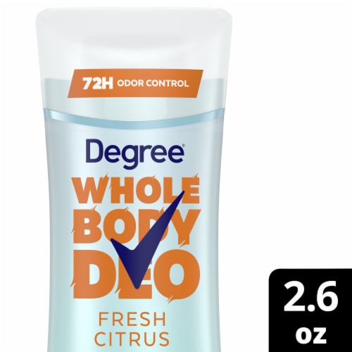 Degree Women Whole Body Deodorant Stick, Fresh Citrus Scent Perspective: front