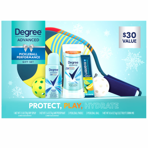 Degree® Advanced Active Essentials Mixed Shower Clean Pickleball Gift Set Perspective: front