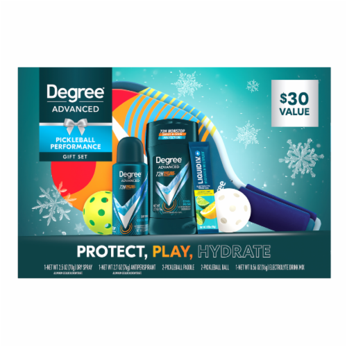 Degree® Advanced Active Essentials Cool Rush Pickleball Gift Set Perspective: front