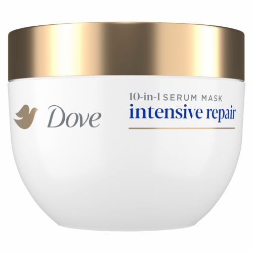 Dove Beauty Intensive Repair Advanced Damage Therapy 10-in-1 Serum Hair Mask with Glutamic Amino Serum - 9.2 fl oz