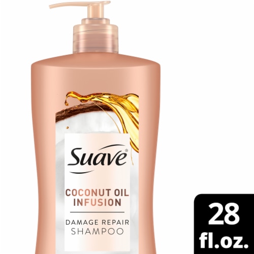 Suave® Professionals Coconut Oil Infusion Damage Repair Shampoo for Damaged Hair Perspective: front