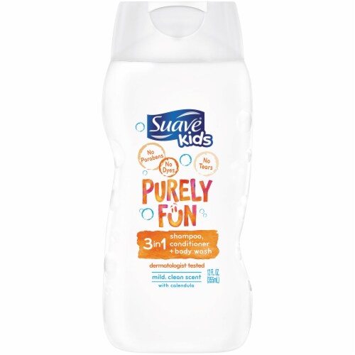 Pick N Save Suave Kids Purely Fun Moisturizing 3 In 1 Shampoo Conditioner And Body Wash 12 Fl Oz