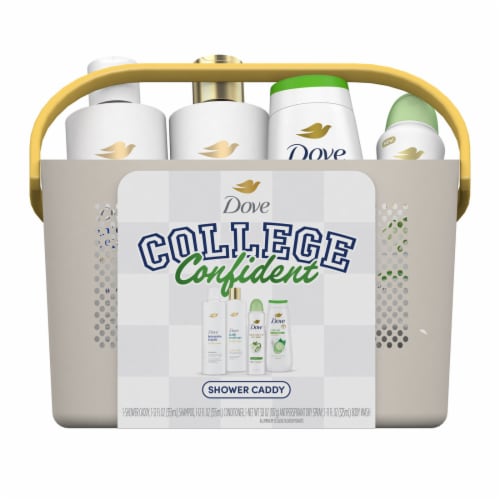 Dove Skin Care Back to School Shower Caddy 4 Count Perspective: front