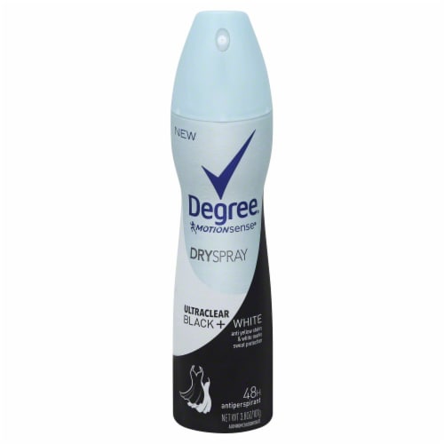 Degree Women Ultra Clear Black + Anti-Stains Antiperspirant Spray, 3.8 oz - Fry's Food Stores