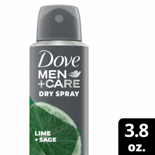 Dove Men+Care Lime + Sage Antiperspirant Dry Spray Perspective: front