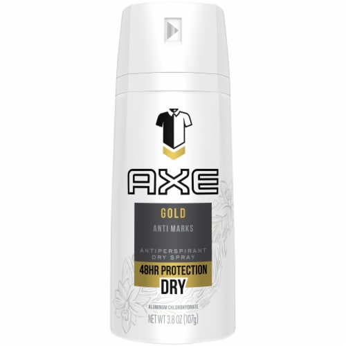 Axe Signature Gold Antiperspirant Spray Perspective: front