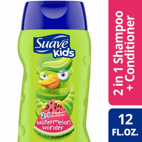 Suave Kids Watermelon Wonder 2 in 1 Shampoo and Conditioner Perspective: front