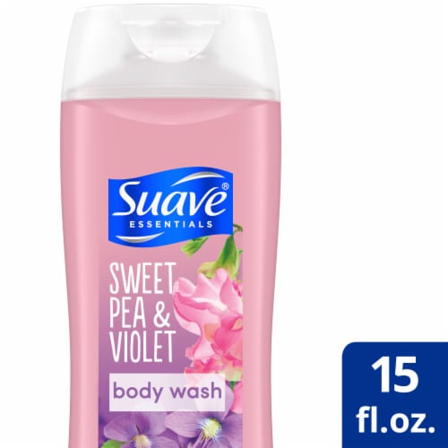 Suave Essentials Sweet Pea and Violet Body Wash Perspective: front