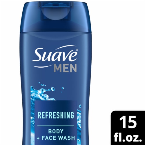 Suave Men Refresh Body Wash Perspective: front