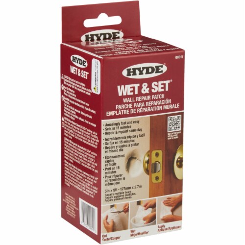 Hyde Wet & Set 5 In. x 9 Ft. Wall & Ceiling Drywall Patch 09911 Perspective: front