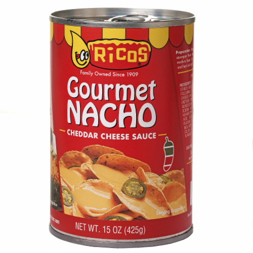 Ricos Gourmet Nacho Cheddar Cheese Sauce Perspective: front